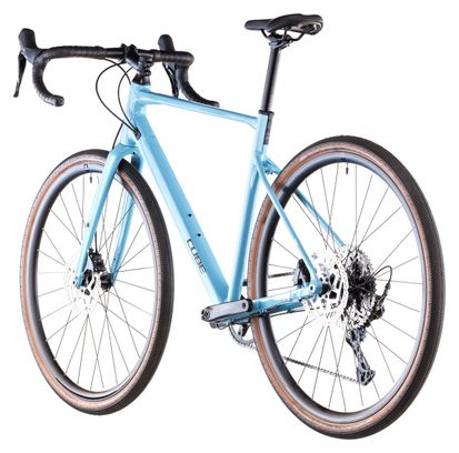 Vélo de Gravel Cube Nuroad Pro Shimano Cues 11V 700 mm Bleu Maya 2025