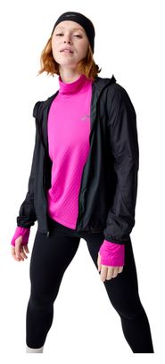 Chaqueta cortaviento para mujer Brooks Canopy Packable Negro