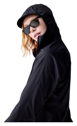 Chaqueta cortaviento para mujer Brooks Canopy Packable Negro