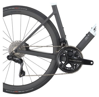 Vélo de Route Scott Addict RC Pro Shimano Dura-Ace Di2 12V 700 mm Blanc/Noir 2026