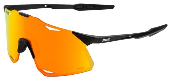 100% - HYPERCRAFT - Matte Black - HiPER Red Multilayer Mirror Lens