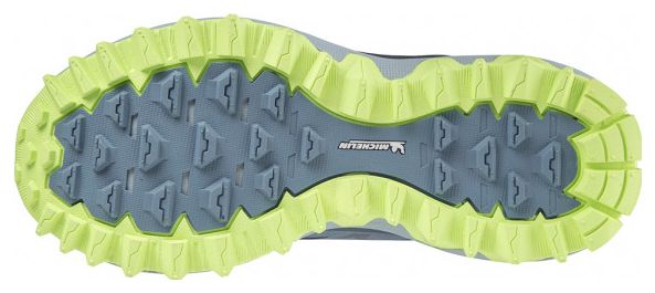 Chaussures de Trail Running Femme Mizuno Wave Mujin 8 Bleu Vert