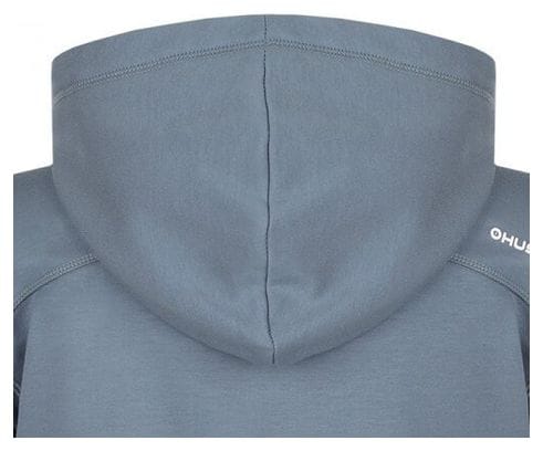 Husky sweat-shirt de l'Anah L pour les dames avec capuche et fermeture éclair - Gris