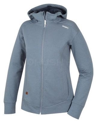 Sweat Husky Anah L pour femme avec capuche et fermeture éclair-Gris