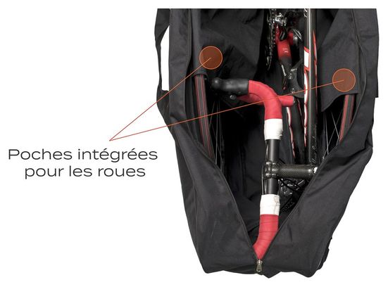 Housse de Vélo Buds Trainbag Rembourrée Noir