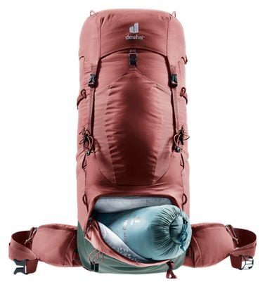 Deuter Aircontact Lite 45 + 10 SL Women's Hiking Backpack Red