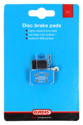 Paar Elvedes Organic Brake Pads voor Formula Cura/Mega/One/R1/RX