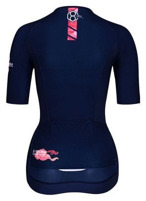 Maillot velo  manches courtes pour femmes blue 8andCounting