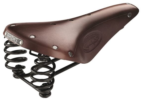 Brooks England Selle vélo B396 Flyer marron pour hommes