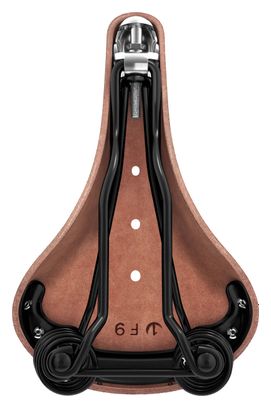 Brooks England Selle vélo B396 Flyer marron pour hommes