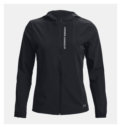 Chaqueta Cortaviento Under Armour OutRun the Storm Negro, Mujer