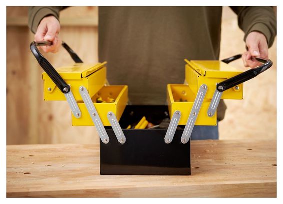 Boîte à Outils - Métal - Grand Volume - 45 x 20 8 x 20 8 cm - STANLEY  1-94-738