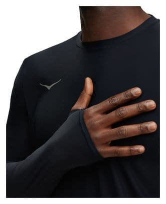 Hoka Airolite Run Long Sleeve Jersey Black Men's