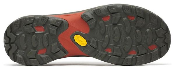Merrell Moab Speed 2 Gore-Tex Wanderschuhe, grau/rot, für Herren