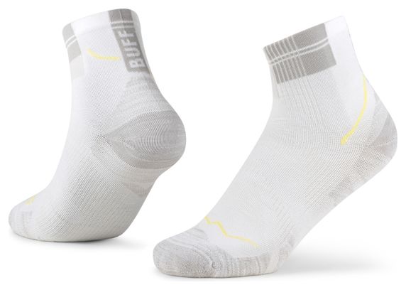 Buff Coolnet Quarter Socks - White