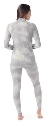 Smartwool Women's Classic Thermal Merino 1/2 Zip Grey Baselayer