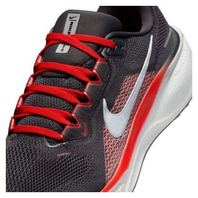 Nike Pegasus 41 Grau/Rot Herren Laufschuh