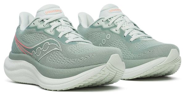 Chaussures Running Saucony Triumph 23 Vert Femme