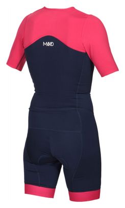 Mako Team Set-In Women's Triathlon Suit (Pink/Blue)