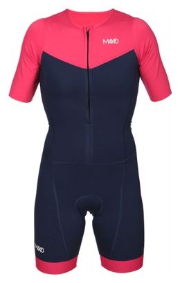 Mako Team Set-In Women's Triathlon Suit (Pink/Blue)
