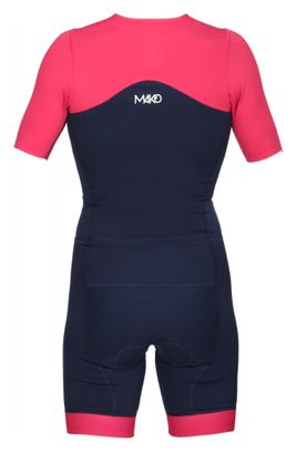 Mako Team Set-In Women's Triathlon Suit (Pink/Blue)