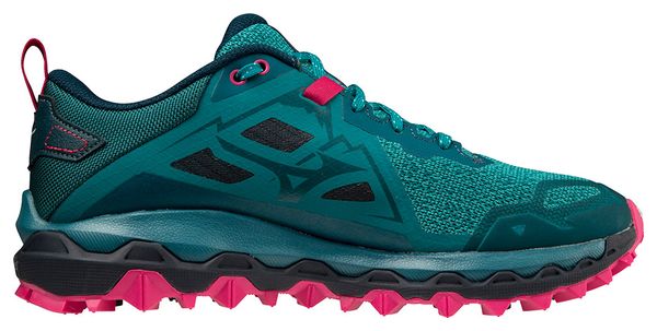 Mizuno Wave Mujin 8 Women&#39;s Trail Running Shoes Green Blue Pink