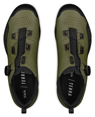 FIZIK Terra Atlas Army Green/Black All-Terrain Shoes