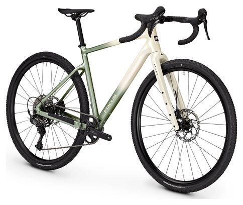Focus Atlas 6.7 Gravel Bike Shimano Cues 11-speed 700 mm Beige/Green 2026