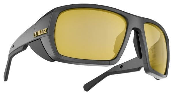 Bliz Peak Polarisierte Sonnenbrille Schwarz / Gold