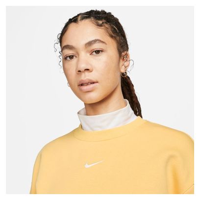 Haut manches longues Femme Nike Sportswear Phoenix Jaune