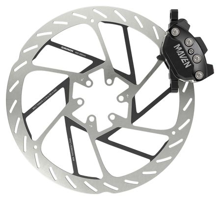 Sram Maven Silver Disc Brake Set (Without Rotor) 950 mm / 2000 mm Black