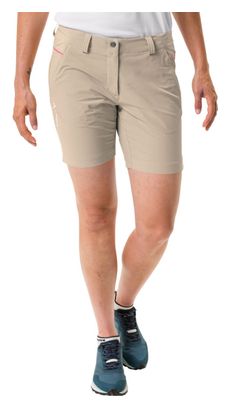 Shorts Damen Vaude Skomer III Beige