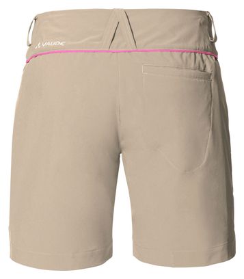 Shorts Damen Vaude Skomer III Beige