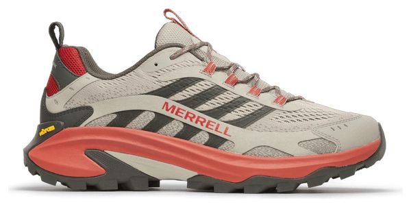 Merrell Moab Speed 2 Men's Hiking Shoes, Beige/Red