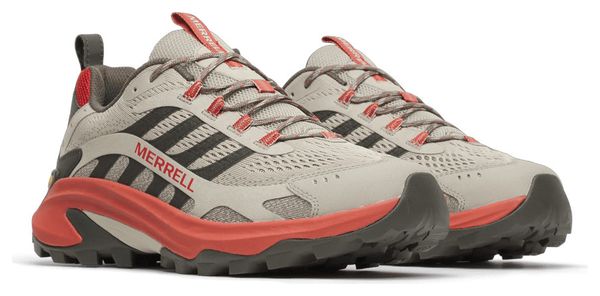 Merrell Moab Speed 2 Men's Hiking Shoes, Beige/Red