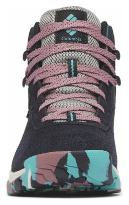 Columbia Newton Ridge BC Botas de senderismo para mujer Negro/Rosa