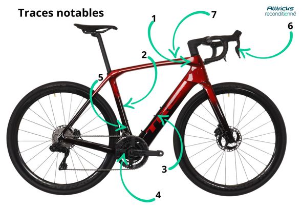 Produit Reconditionné - Vélo Gravel Electrique Trek Domane+ SLR 9 Shimano Dura-Ace Di2 12V 360 Wh 700mm Rouge