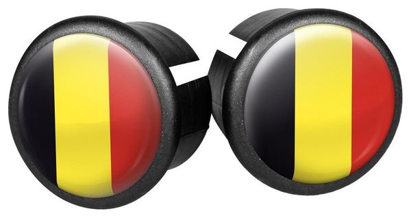Capes de direction Belgique 20 mm jaune / noir / rouge