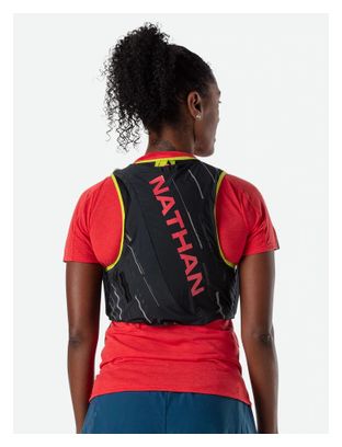 Chaleco de hidratación Nathan Pinnacle4 para mujer Negro/Rojo