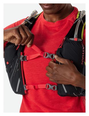 Chaleco de hidratación Nathan Pinnacle4 para mujer Negro/Rojo