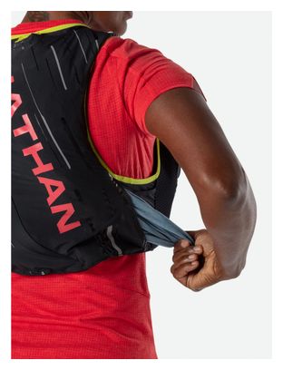 Chaleco de hidratación Nathan Pinnacle4 para mujer Negro/Rojo