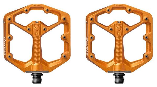 Crankbrothers STAMP 7 Orange flat pedals