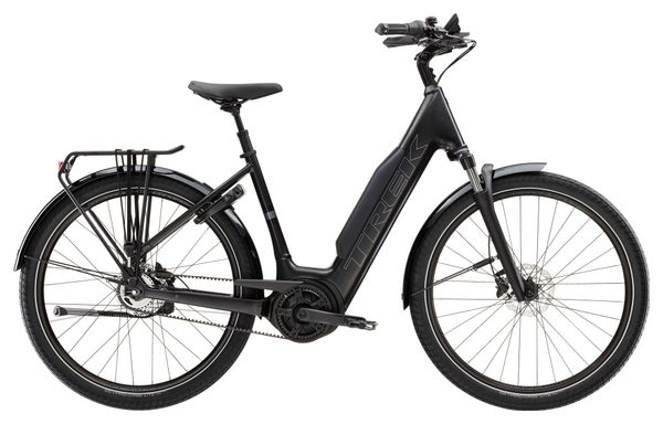 Vélo de Ville Électrique Trek District+ 4 Lowstep Shimano Nexus 5V Courroie 800 Wh 27.5'' Noir 2024