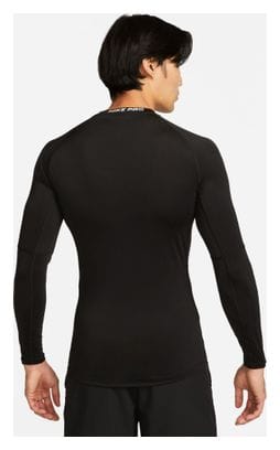 Nike Pro Langarm Trikot Schwarz Herren