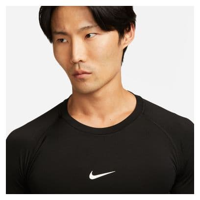 Nike Pro Langarm Trikot Schwarz Herren