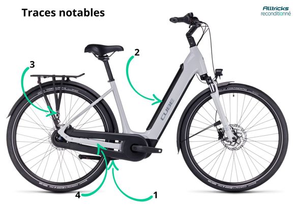 Produit Reconditionné - Vélo de Ville Électrique Cube Supreme Hybrid One 500 Easy Entry Shimano Nexus 7V 500 Wh 700 mm Gris 2023