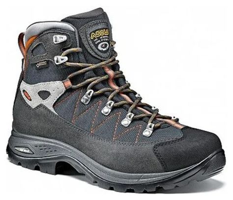 Asolo Finder GV MM Hiking Boots Gray Orange Mens