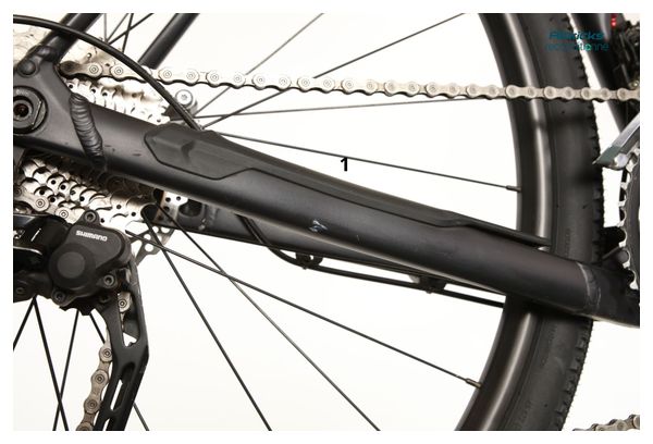 Orbea Terra H40 Gravel Bike with Shimano GRX 10-Speed Groupset, 700 mm Handlebar, Metallic Night Black, 2023 Model, Frame Size 180–185 cm – Refurbished Product