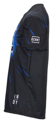 Maillot mangas cortas Kenny Indy Neon Blue / Black