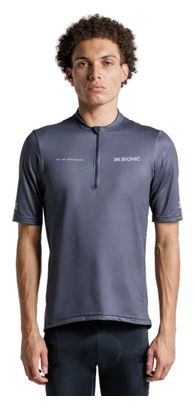Maillot de manga corta X-Bionic Corefusion Gravel gris para hombre